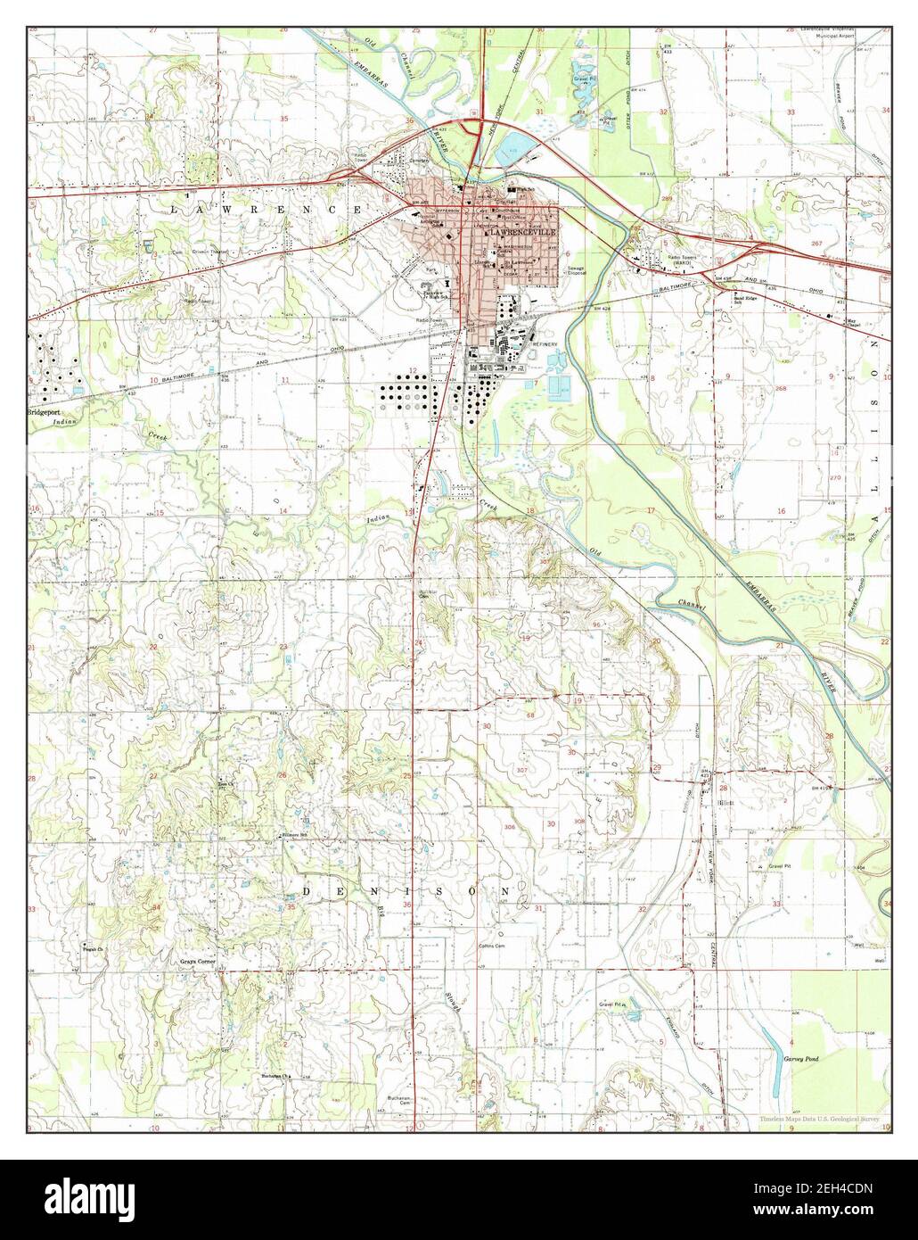 Lawrenceville map Cut Out Stock Images & Pictures Alamy