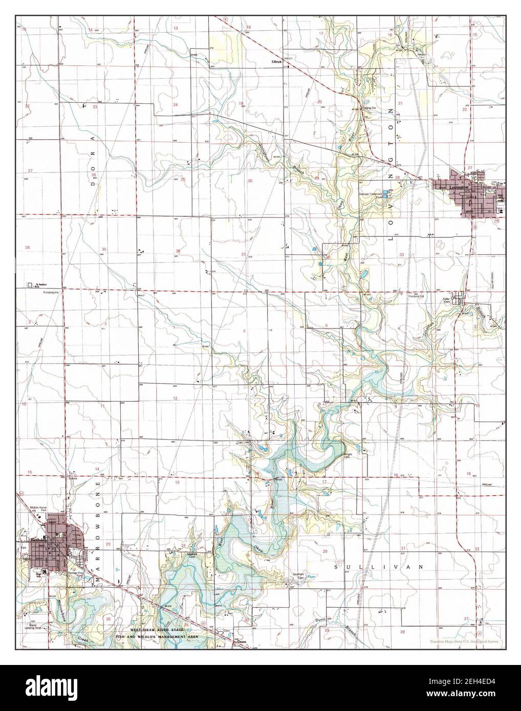Map of lovington hires stock photography and images Alamy