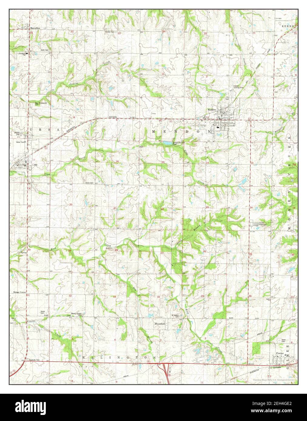 Mendon map hires stock photography and images Alamy