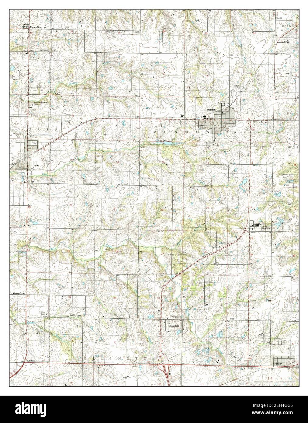 Mendon map hires stock photography and images Alamy