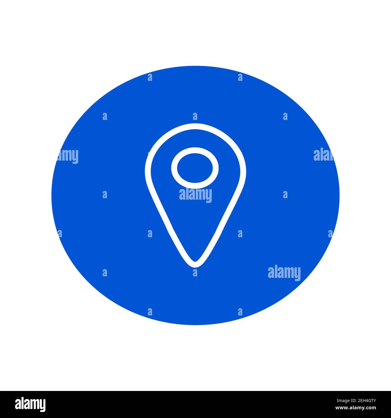 check in location map pointer icon. GPS location symbol Stock Photo Alamy