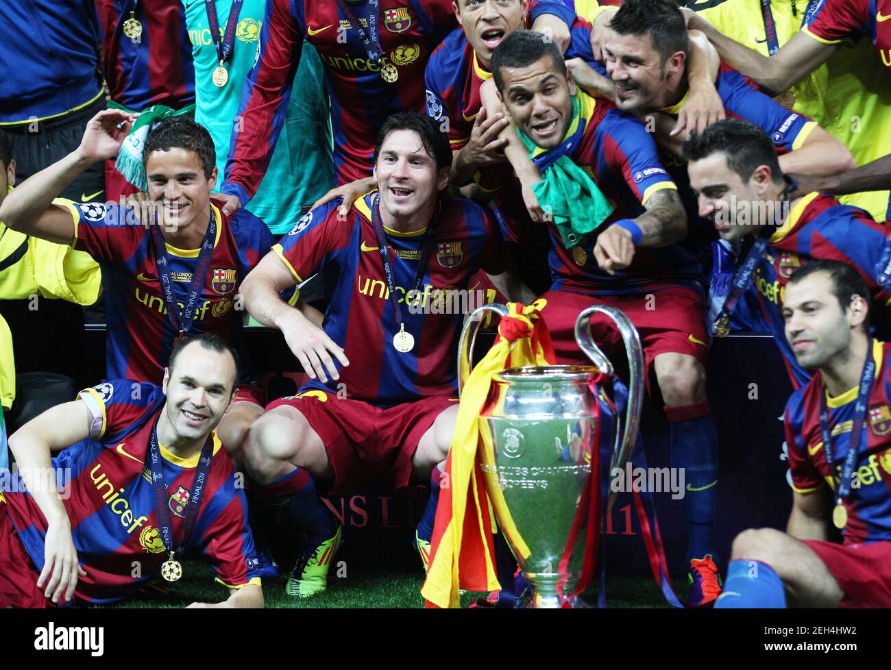 Football - Manchester United v FC Barcelona 2011 UEFA Champions League  Final - Wembley Stadium, London, England - 10/