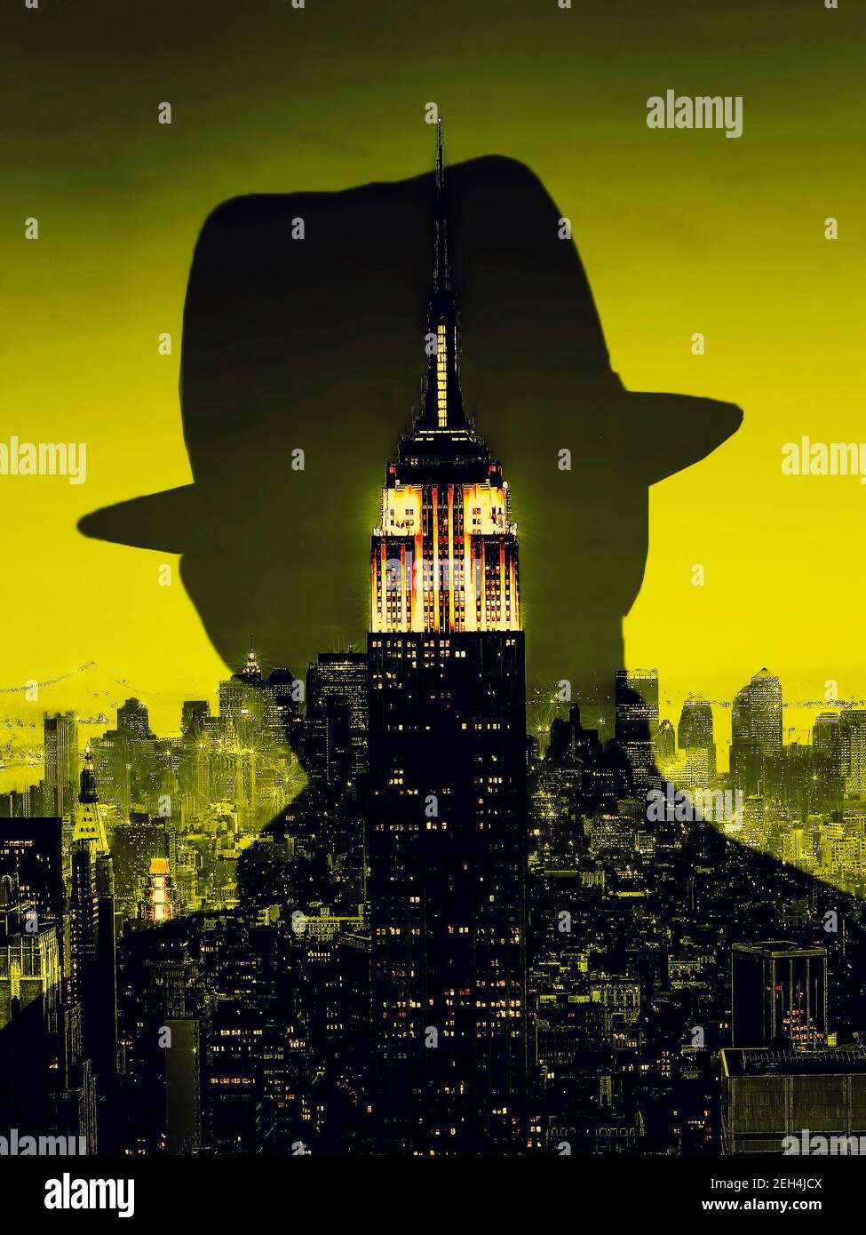 NewYork city and mafioso concept Stock Photo