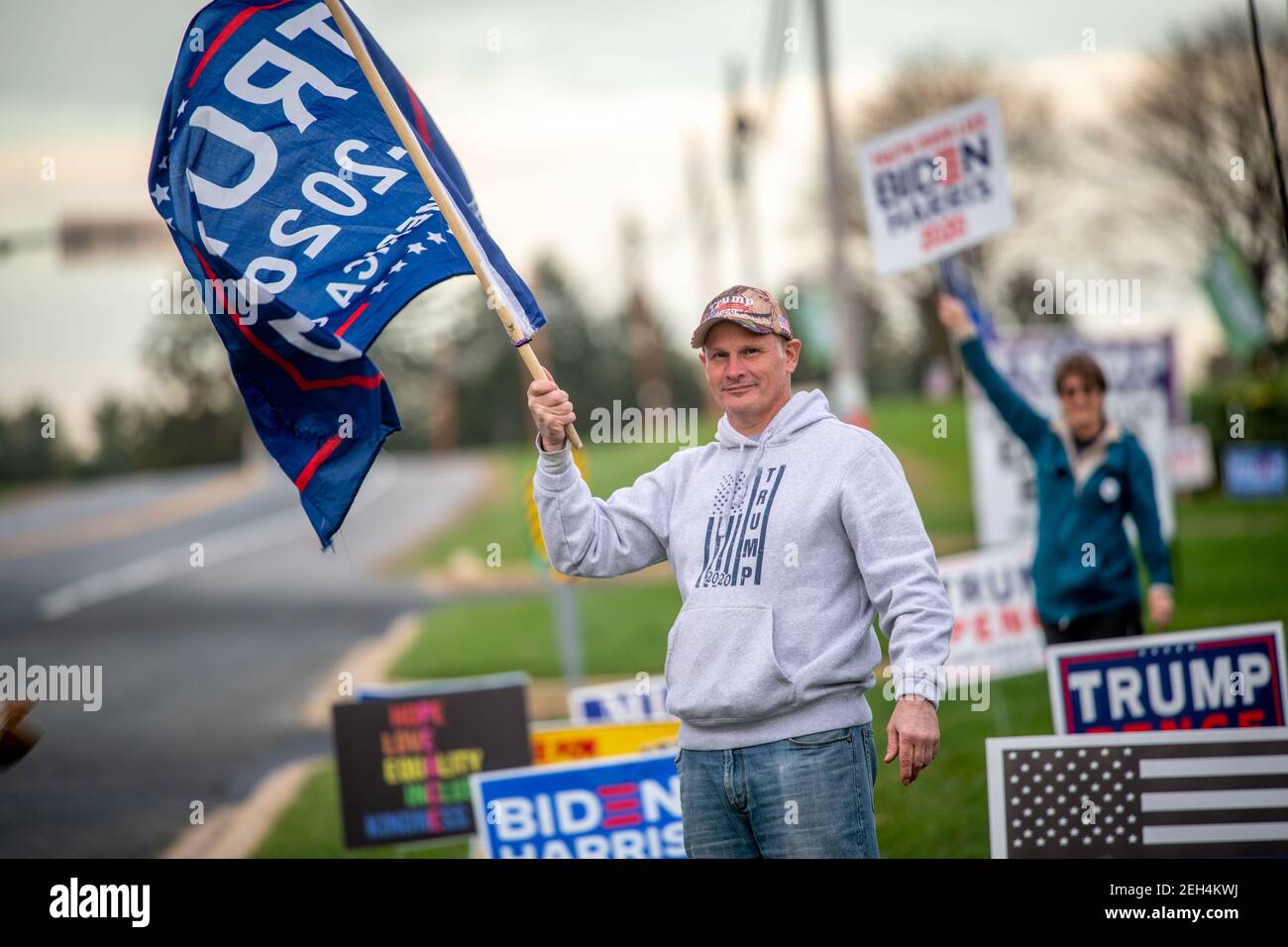 Election day 2020 at polling places in Maryland Stock Photo Alamy
