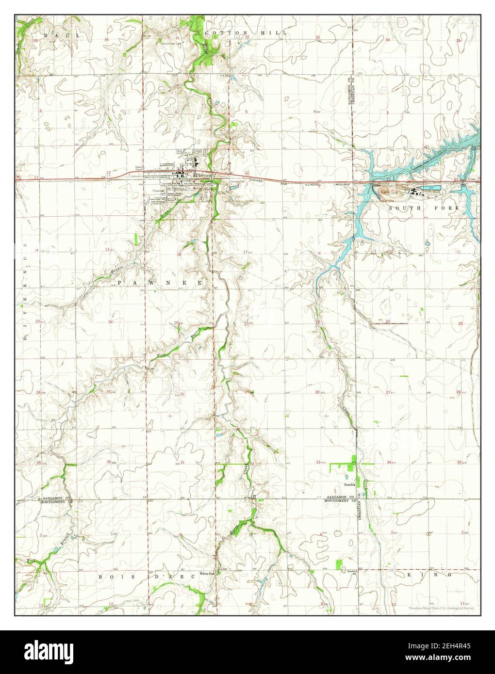 Map of pawnee hi-res stock photography and images - Alamy