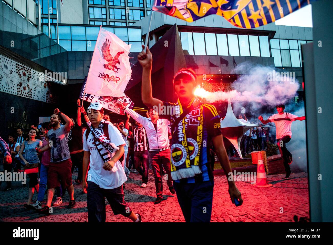 Besiktas Fans in Zürich