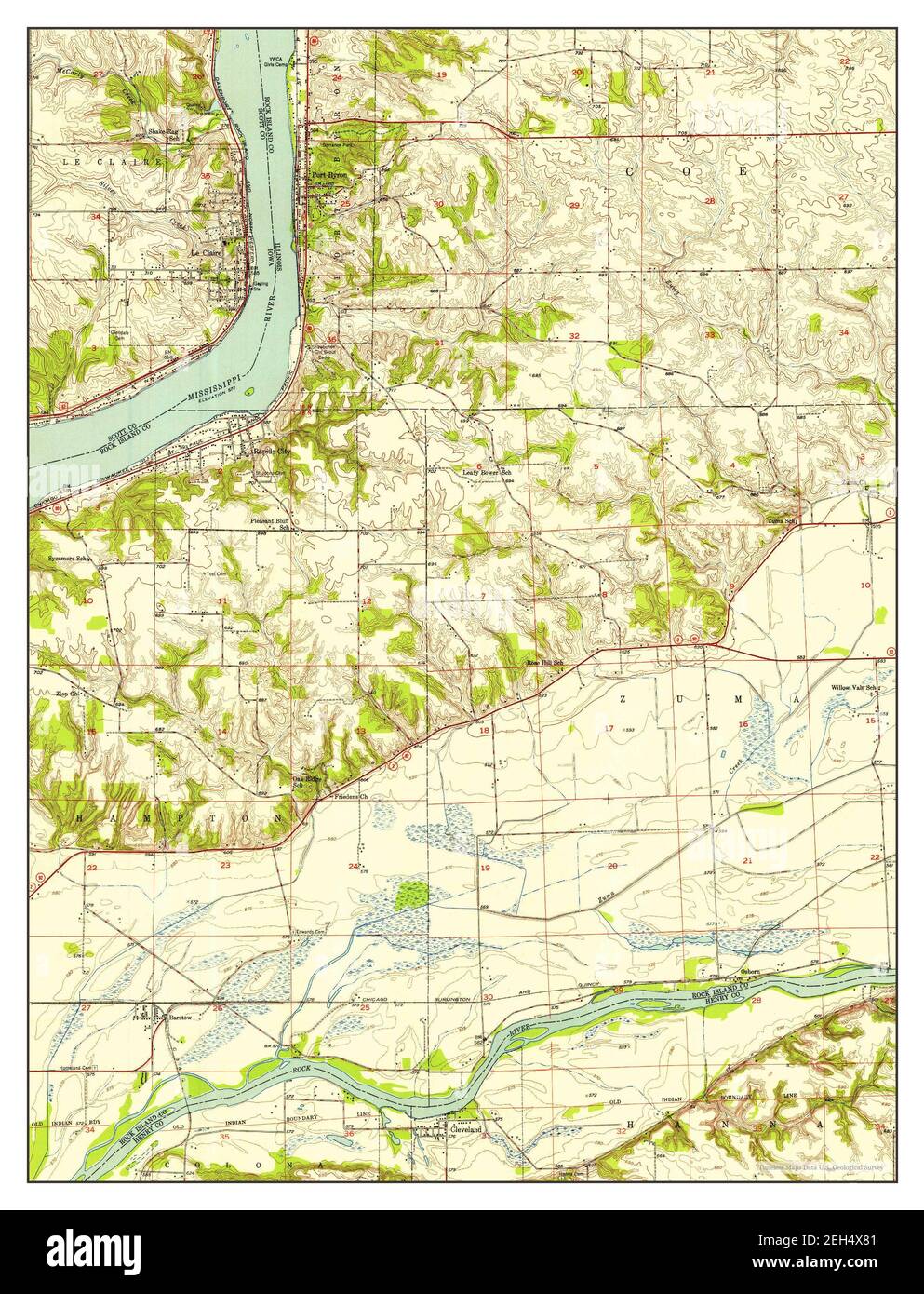 Byron illinois map Cut Out Stock Images & Pictures Alamy