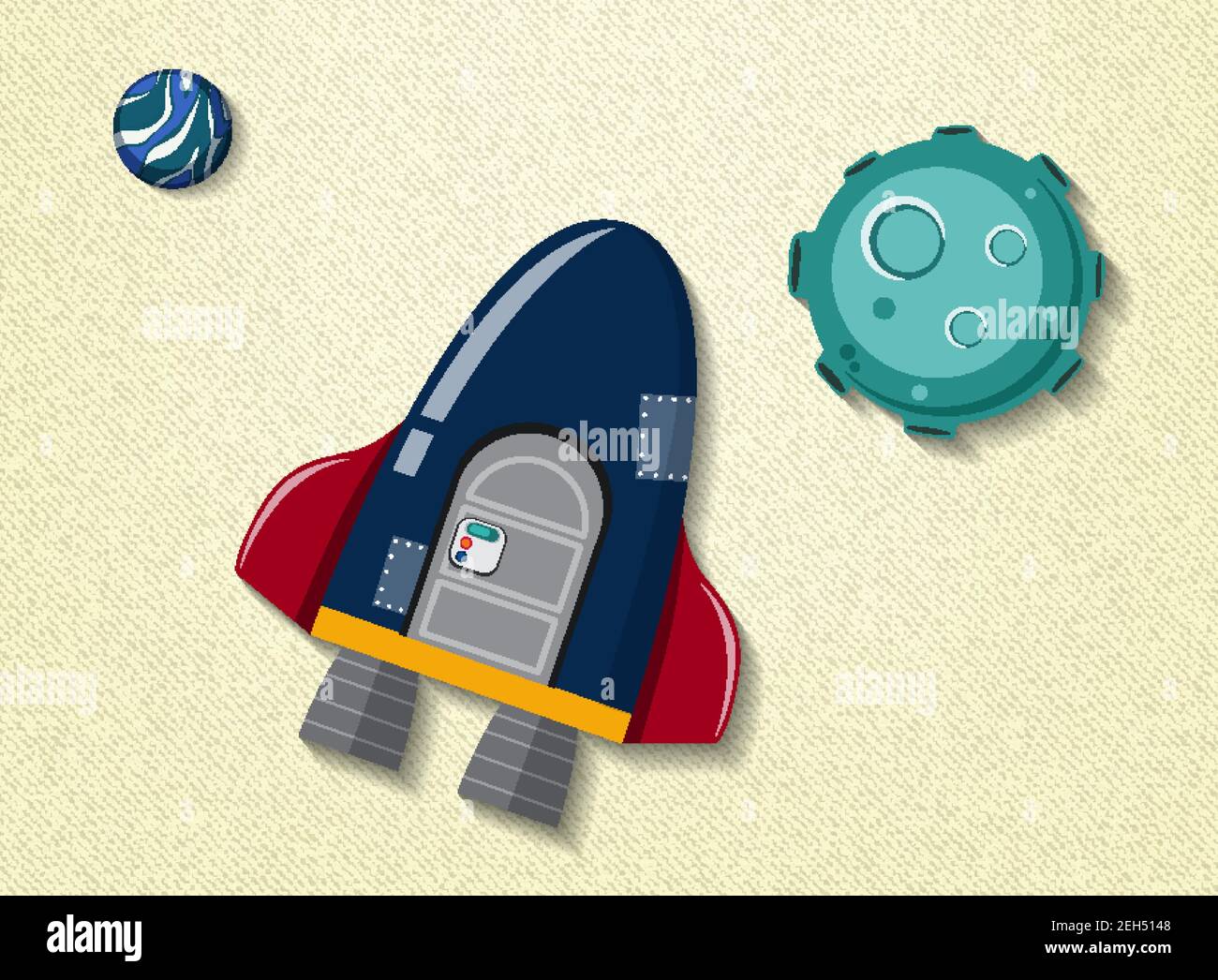 Cute element on space theme illustration Stock Vector Image & Art - Alamy