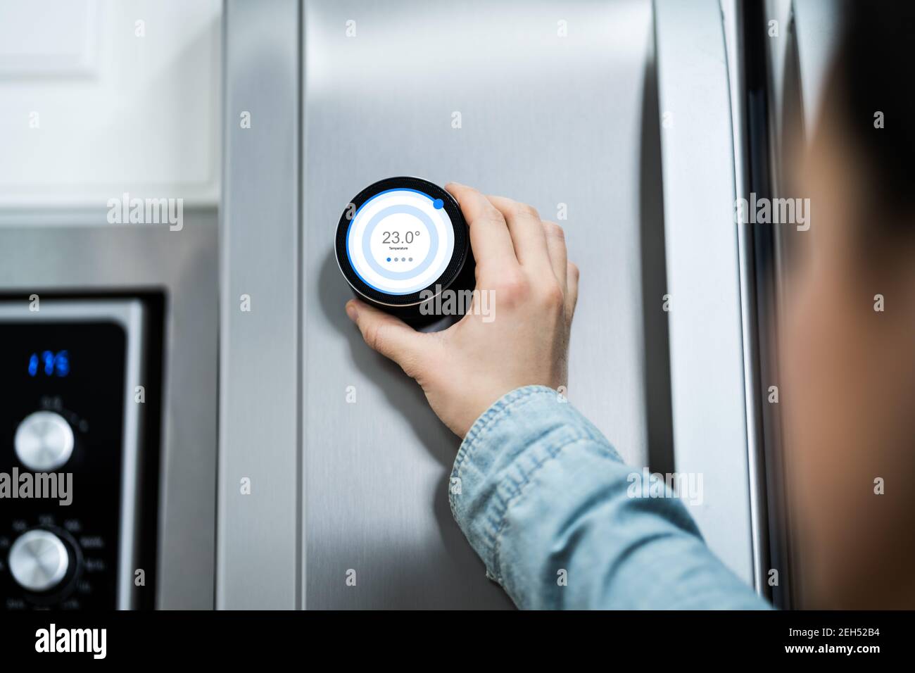 Hand Turning Smart Digital Heat Control Temperature Thermostat Stock