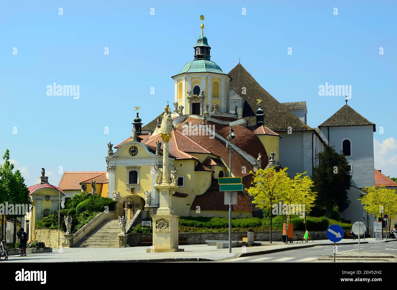 Austria, church Haydnkirche in Eisenstadt Stock Photo