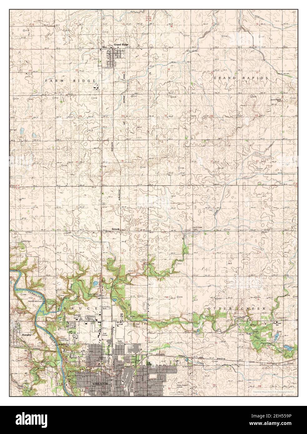 Map of streator illinois Cut Out Stock Images & Pictures Alamy