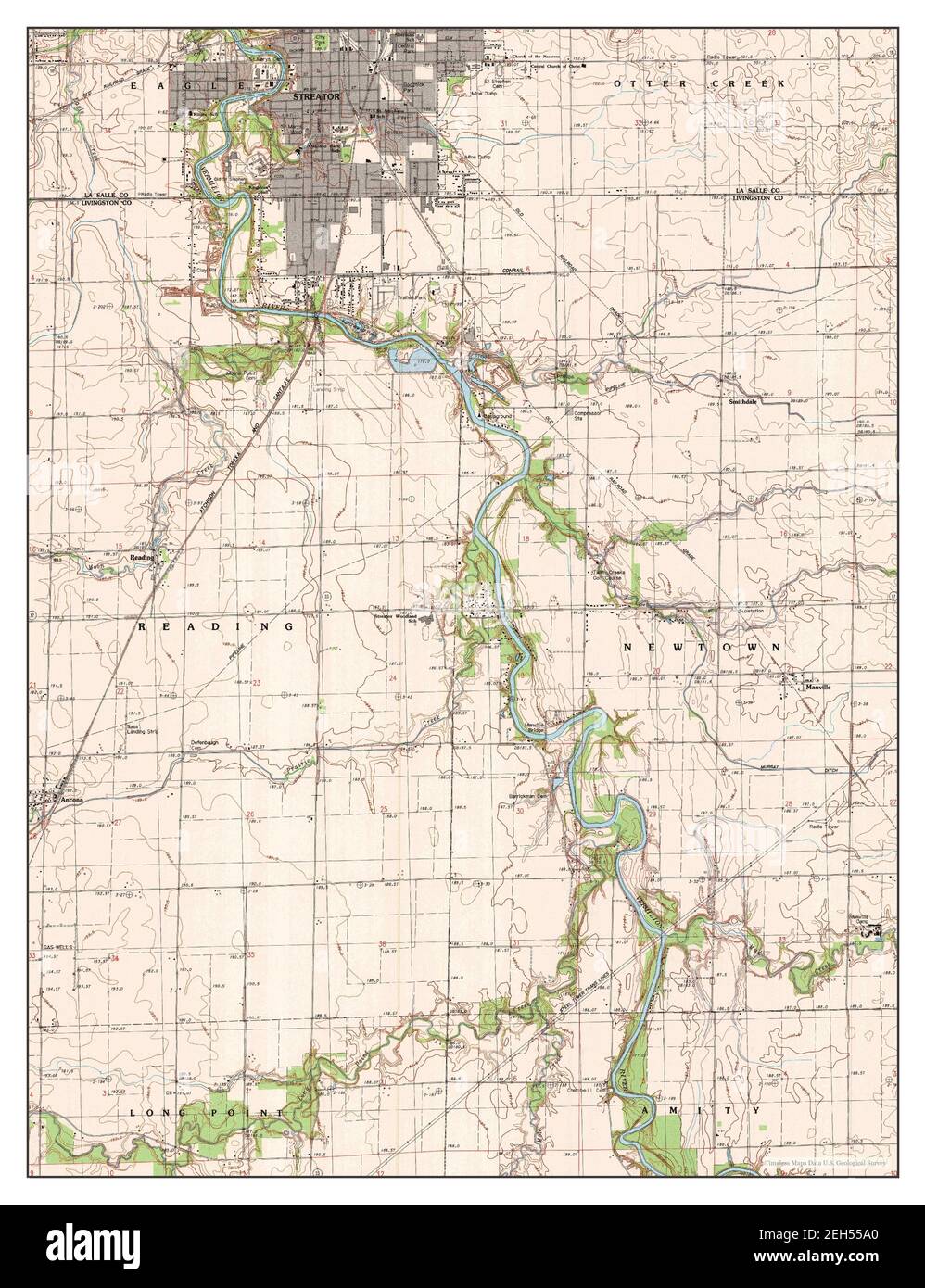 Streator illinois map hires stock photography and images Alamy