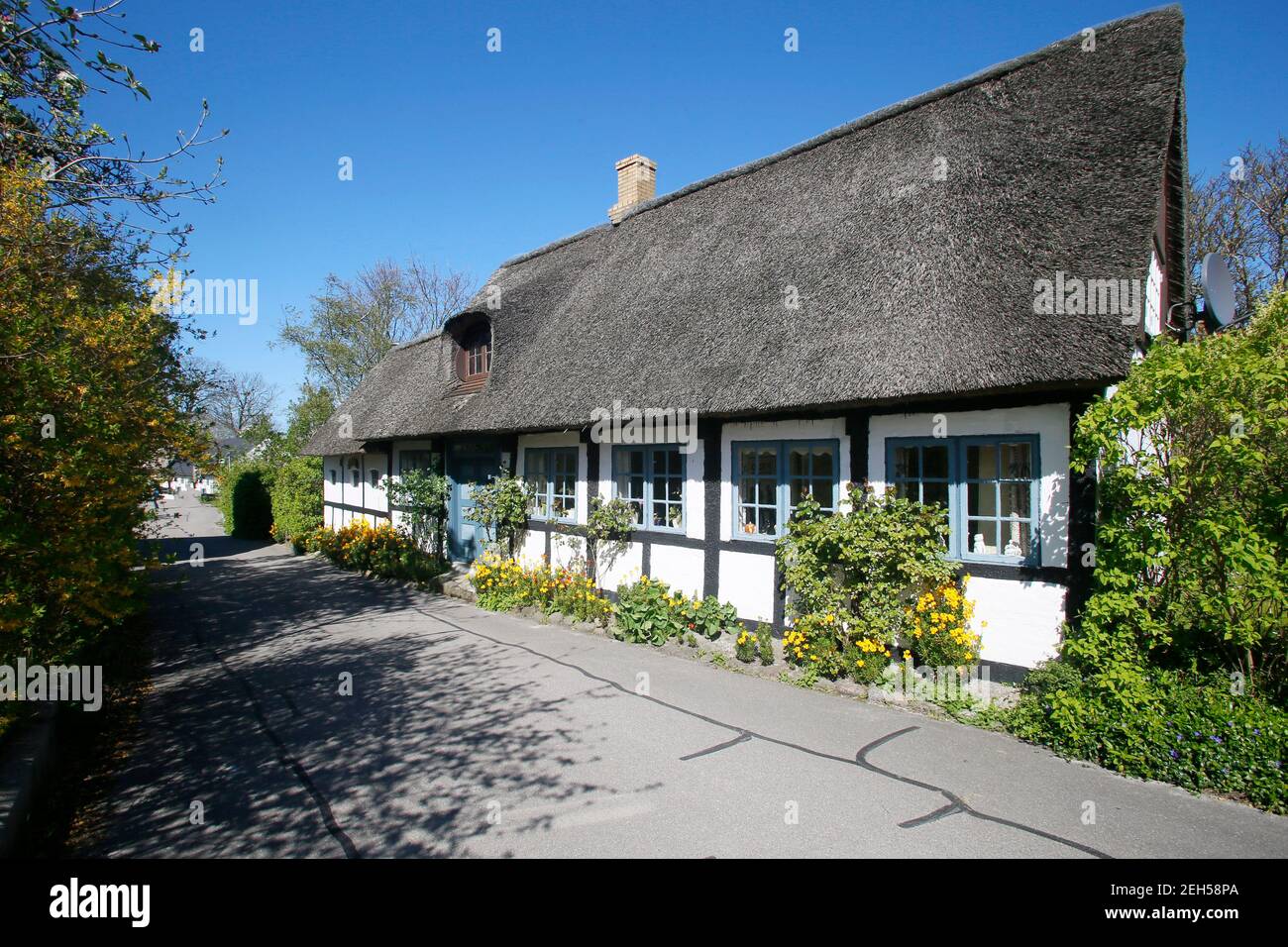 Typical Buildings at Samso Island, Denmark, Europe Stock Photo Alamy