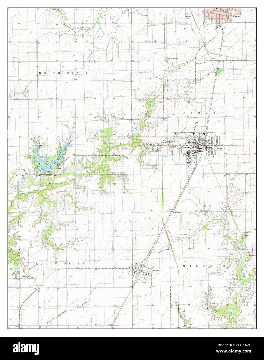 Map of virden hires stock photography and images Alamy