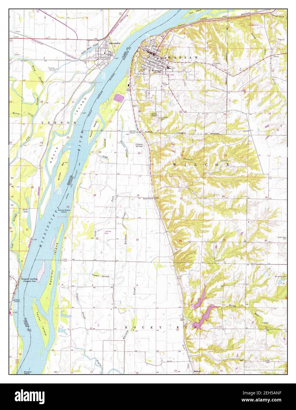 Vintage warsaw map Cut Out Stock Images & Pictures Alamy