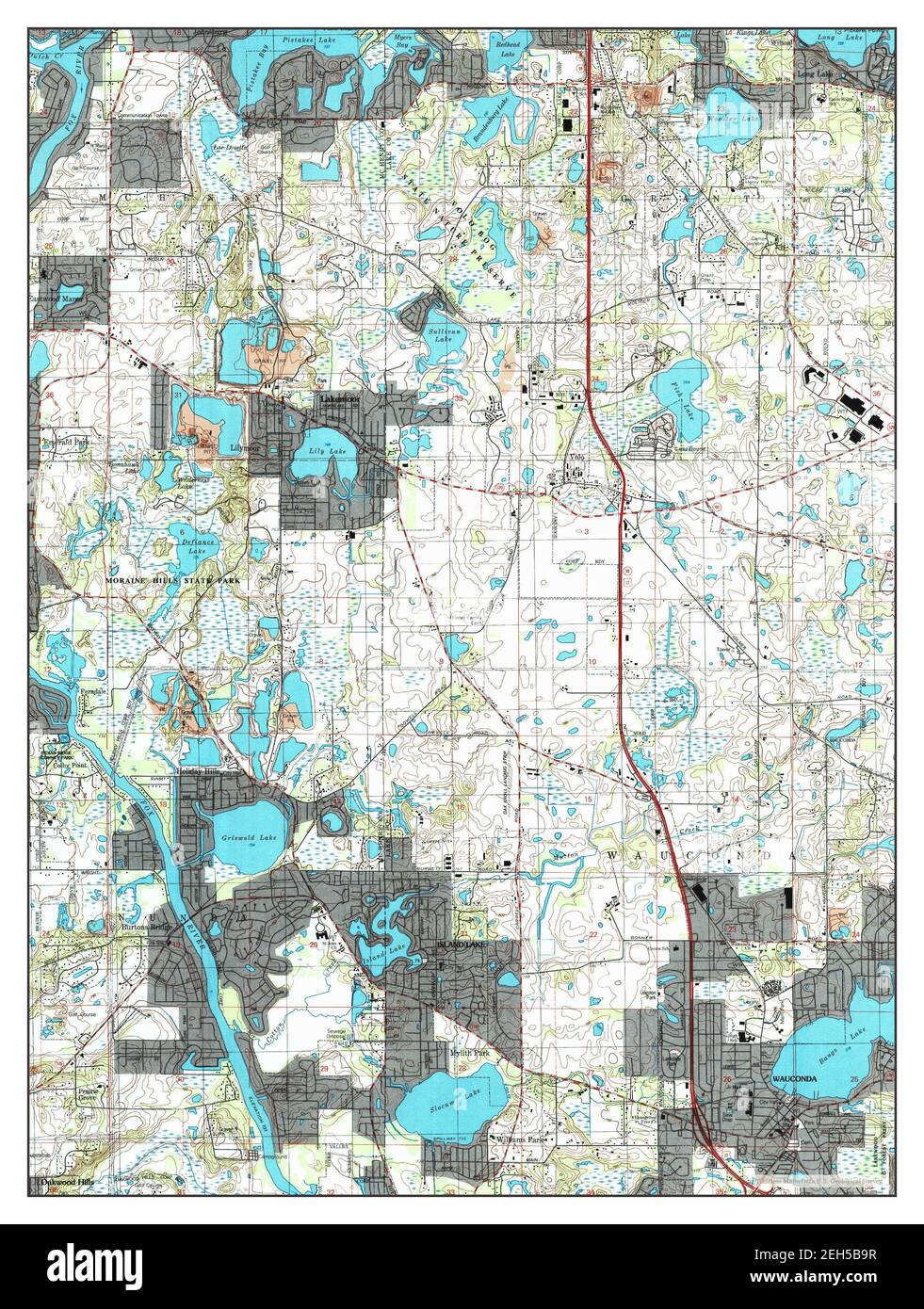 Map of wauconda hires stock photography and images Alamy