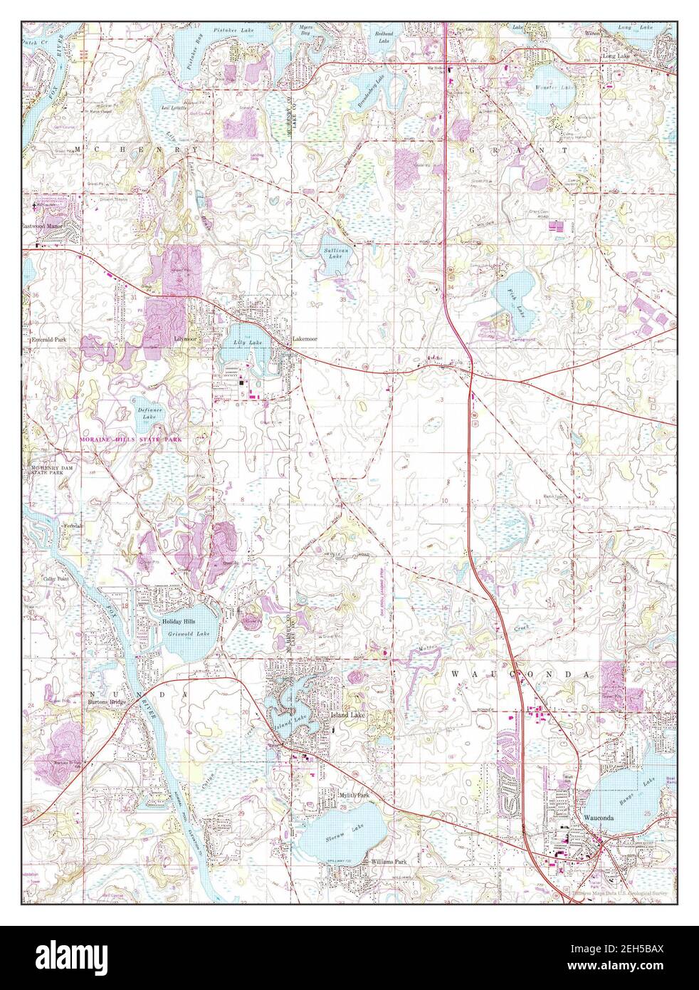 Map of wauconda hires stock photography and images Alamy