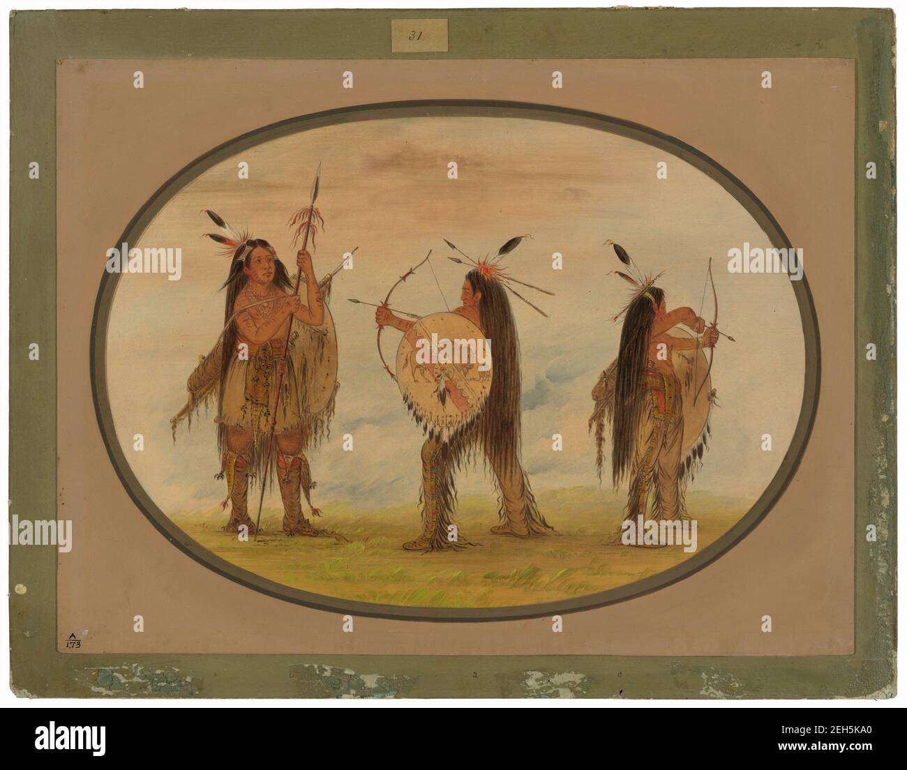 Native american war shield hi-res stock photography and images - Alamy