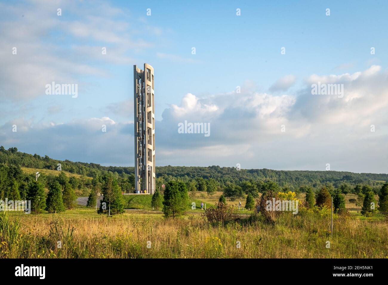 The "Tower of Voices" at Flight 93 Memorial, Shanksville, PA Stock
