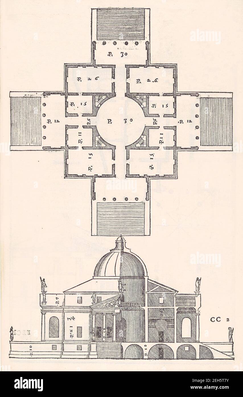Andrea palladio drawing hi-res stock photography and images - Alamy