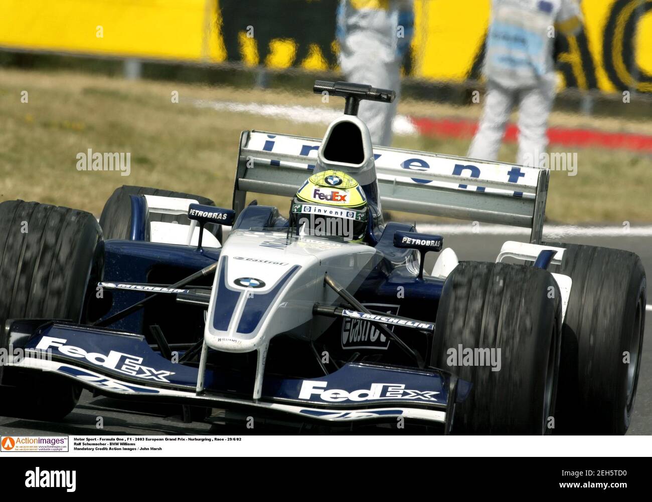 Motor Sport Formula One F1 03 European Grand Prix Nurburgring Race 29 6 02 Ralf Schumacher Bmw Williams Mandatory Credit Action Images John Marsh Stock Photo Alamy Motor Sport Formula One F1 03 European Grand Prix Nurburgring Race 29 6 02 Ralf Schumacher Bmw Williams Mandatory Credit Action Images John Marsh Stock Photo Alamy