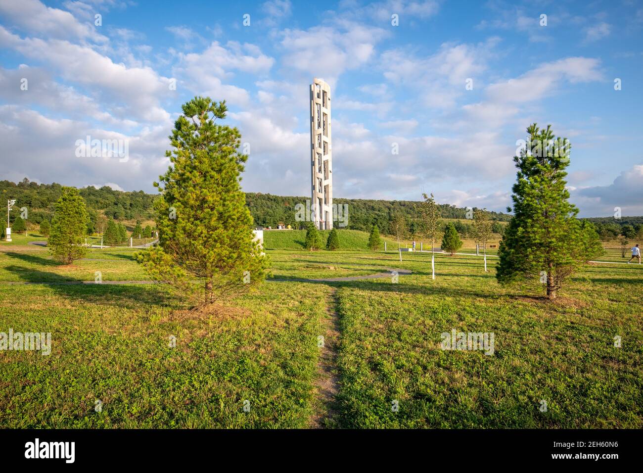 The "Tower of Voices" at Flight 93 Memorial, Shanksville, PA Stock