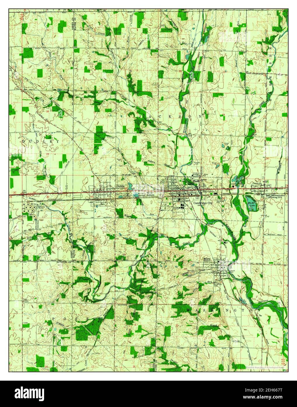 Cambridge street map Cut Out Stock Images & Pictures Alamy
