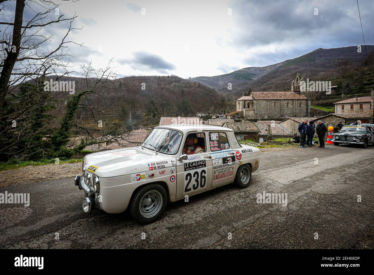 236 BADOSA Michel (FRA), REIDL Mogens (DNK), RENAULT 8, 1969, CRISARTECH, Action during the 2020 Rallye Monte Carlo Historique from january 30 to february 4 1 at Monaco - Photo Alexandre Guillaumot / DPPI Stock Photo