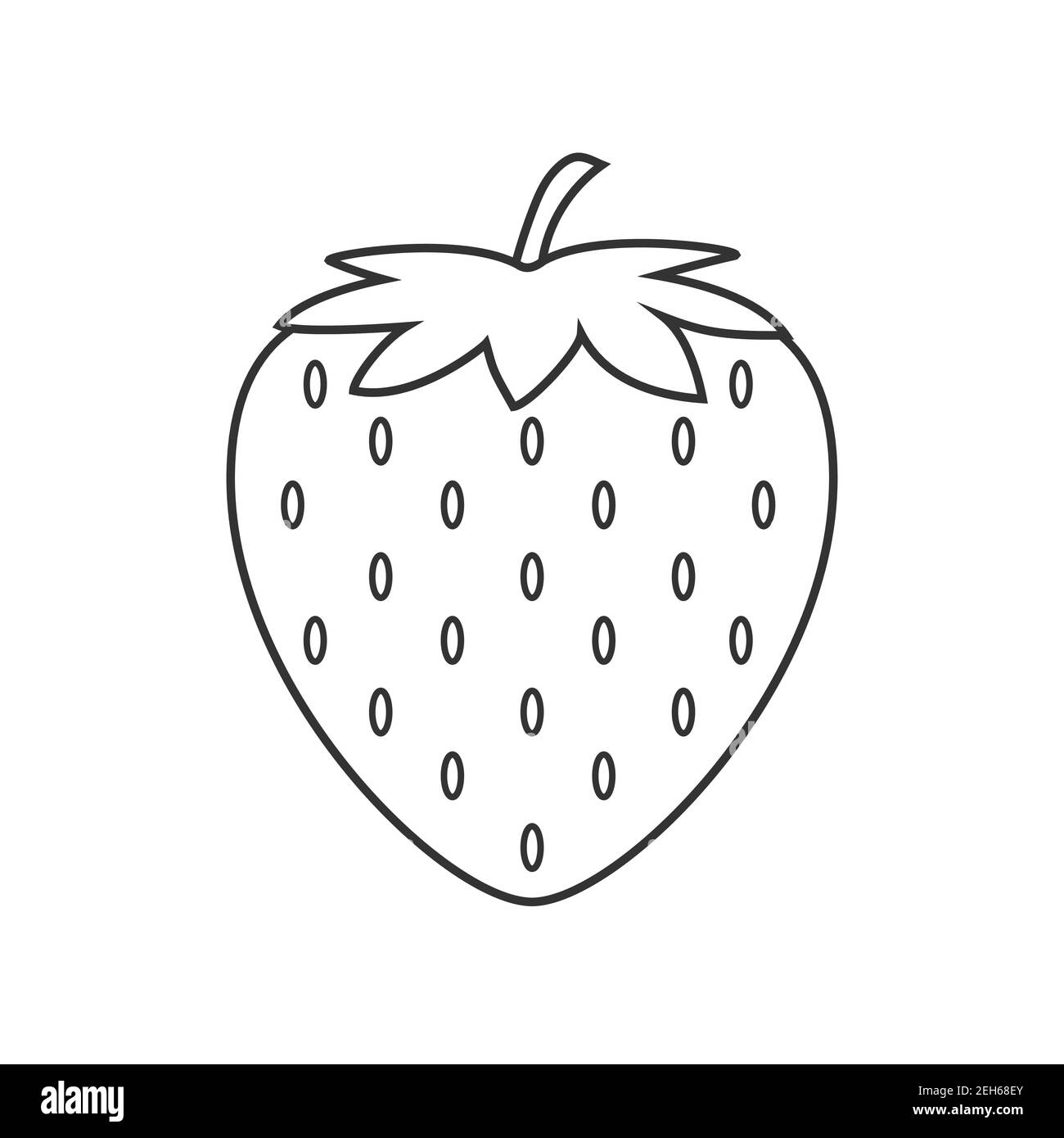 Strawberries Clip Art Black And White