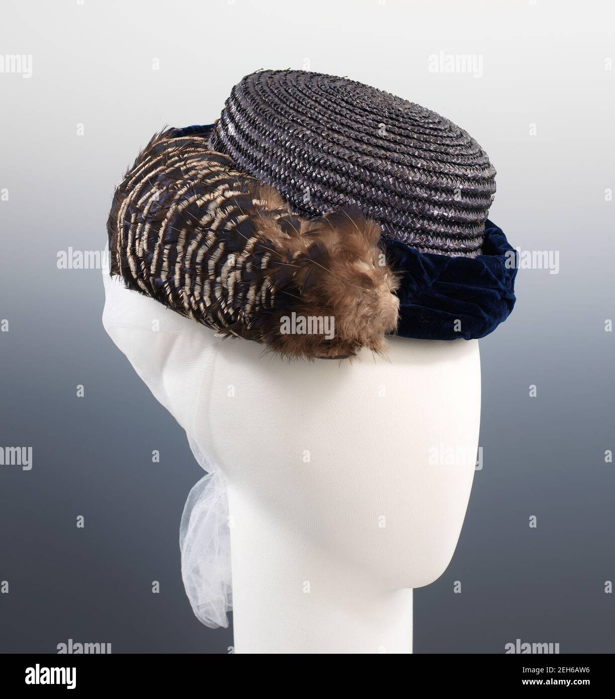 Victorian hat with feathers hi-res stock photography and images - Alamy