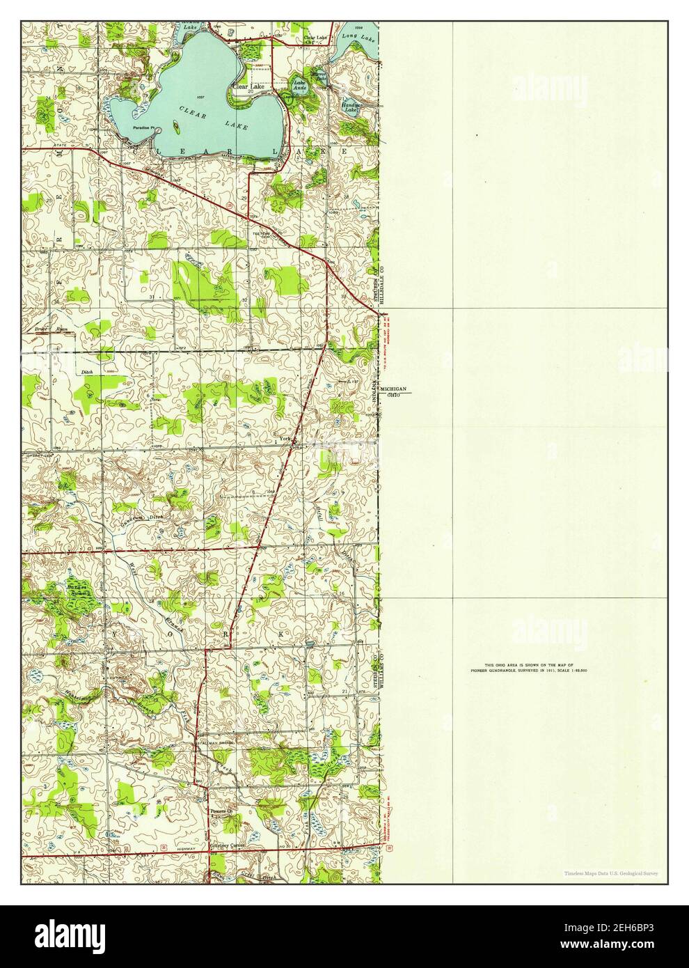 Clear Lake Indiana Map Clear Lake, Indiana, Map 1940, 1:24000, United States Of America By  Timeless Maps, Data U.s. Geological Survey Stock Photo - Alamy