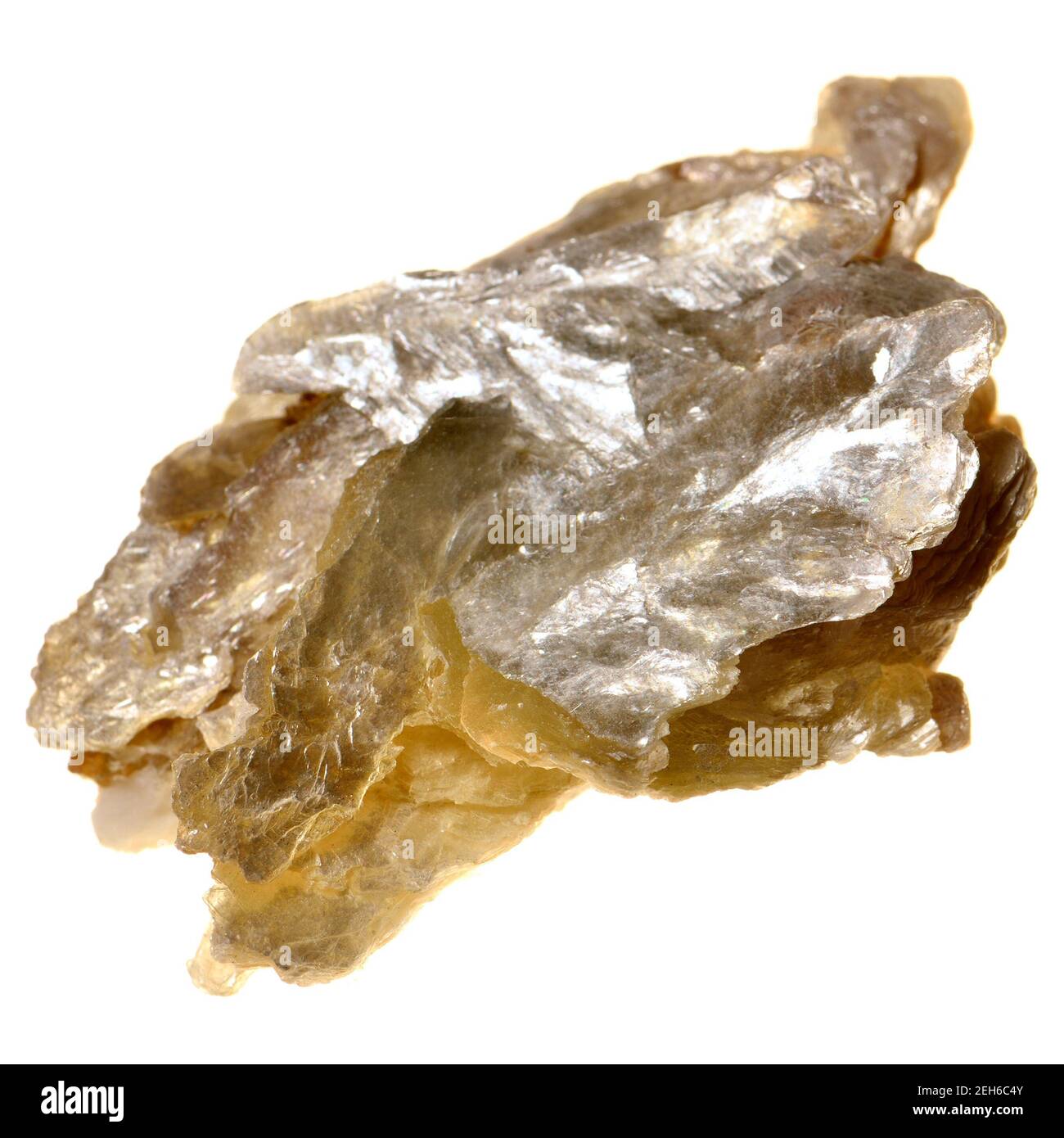 Mica - phyllosilicate mineral Stock Photo