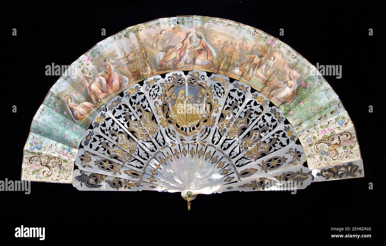 Using European Fan Close up fan museum hi-res stock photography and images - Alamy