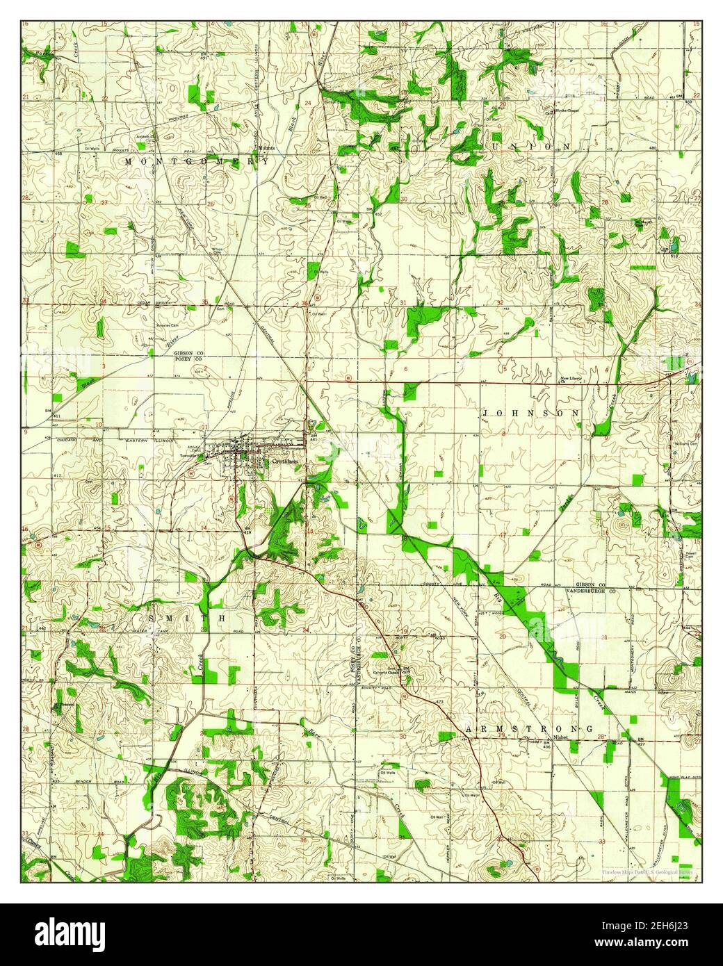 Cynthiana map hires stock photography and images Alamy
