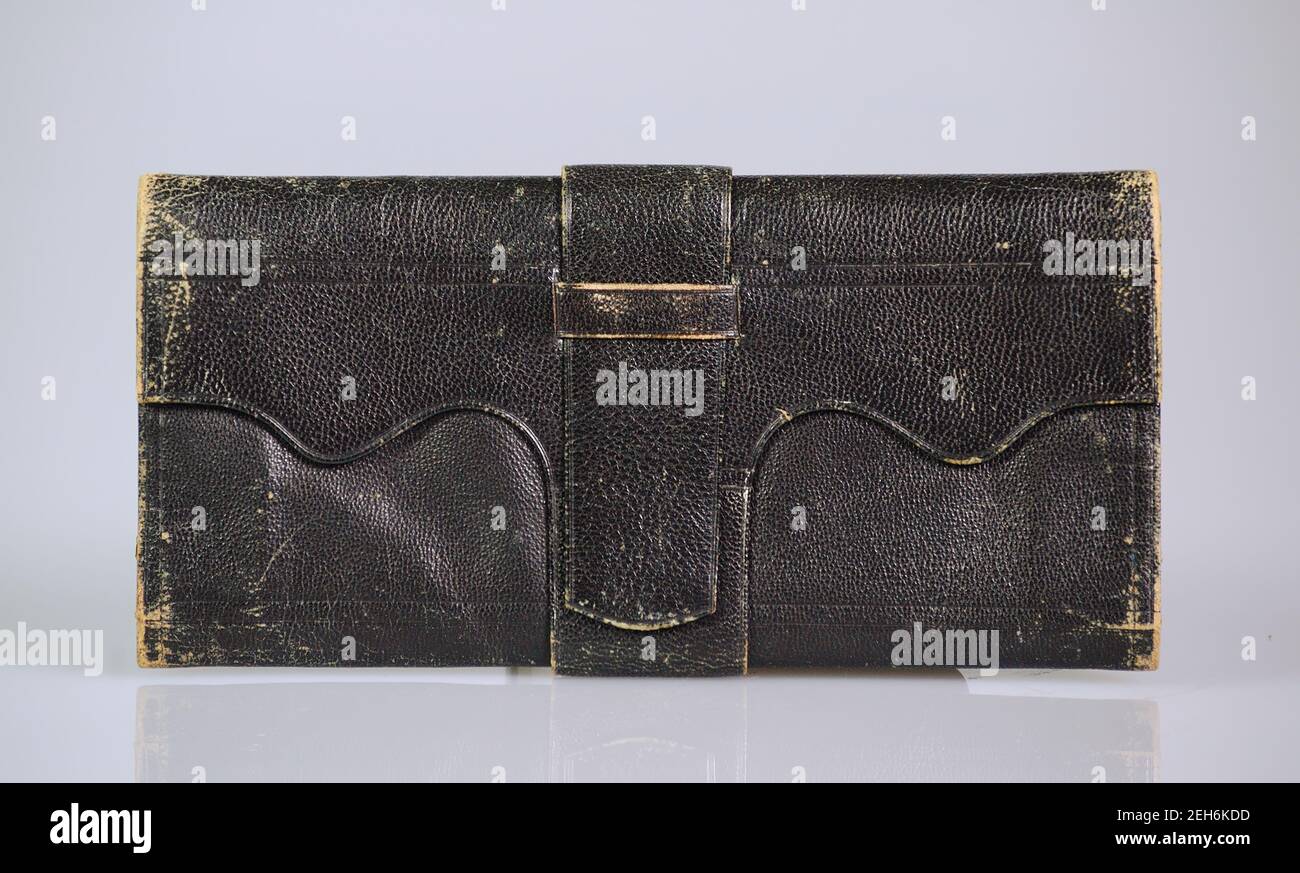 Wallet, French, 1860-69 Stock Photo - Alamy