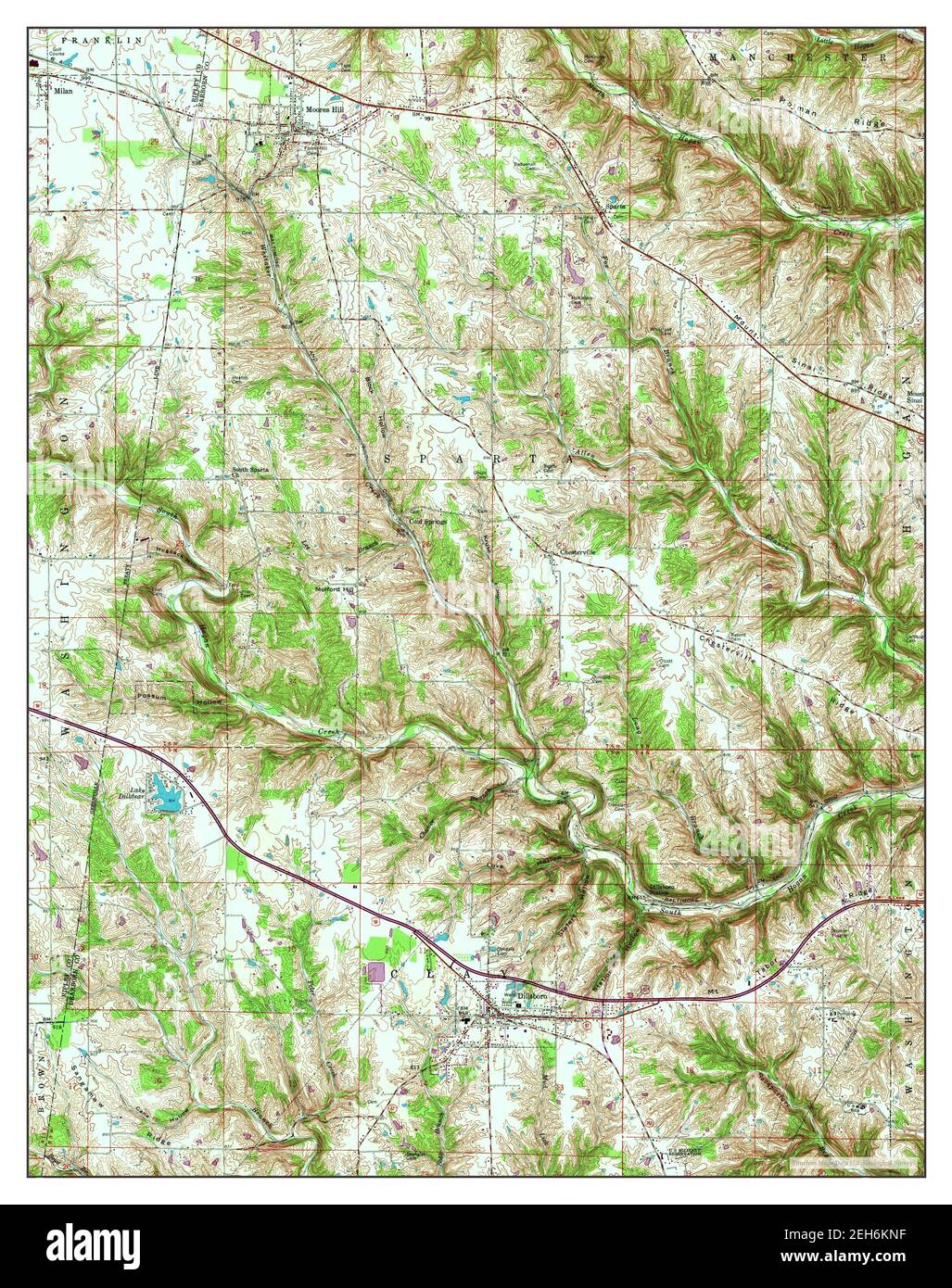 Map of dillsboro Cut Out Stock Images & Pictures Alamy