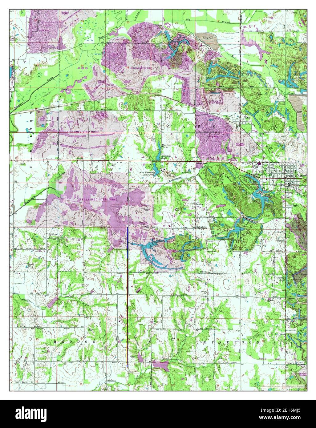 Dugger, Indiana, map 1963, 124000, United States of America by