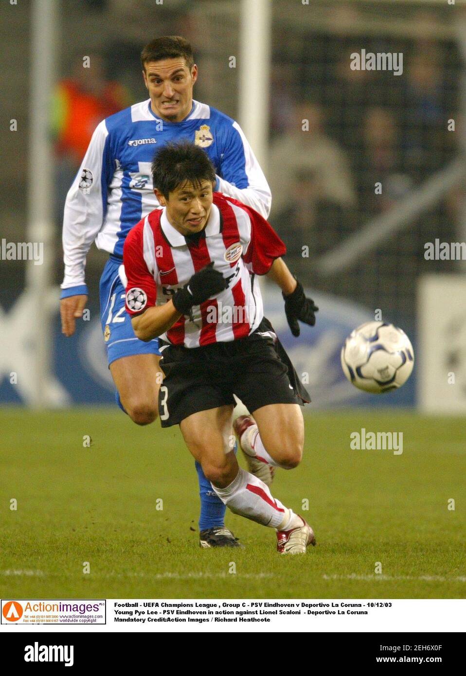 Cuántas Copas De La Uefa Tiene El Atlético De Madrid Football - UEFA Champions League , Group C - PSV Eindhoven v Deportivo La  Coruna - 10/12/03 Young