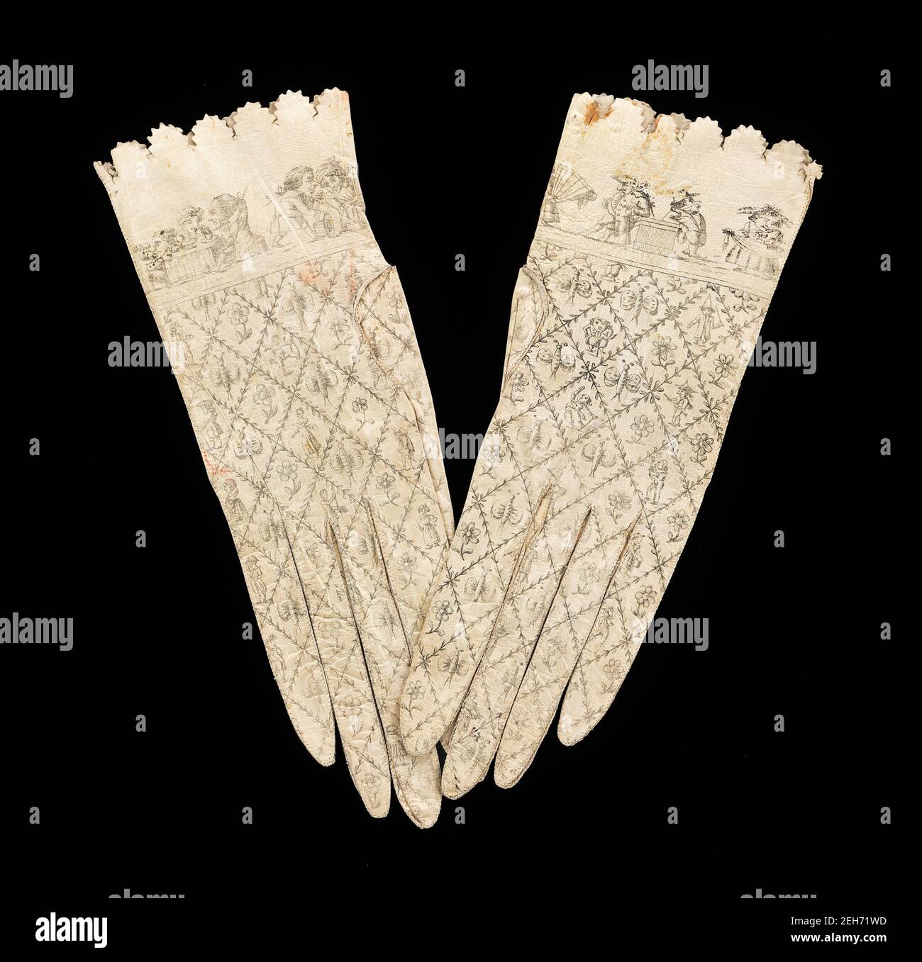 Gloves, Spanish, 18001810 Stock Photo Alamy