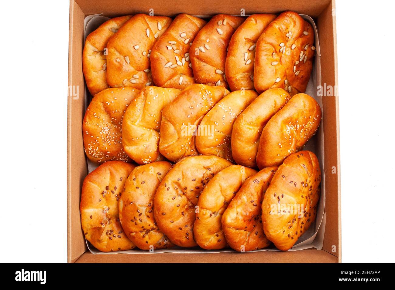 Gastronomic box, food box, home delivery of ready meals. Food for holiday,  dinner, corporate. Catering. Set of placinds with different fillings Stock  Photo - Alamy