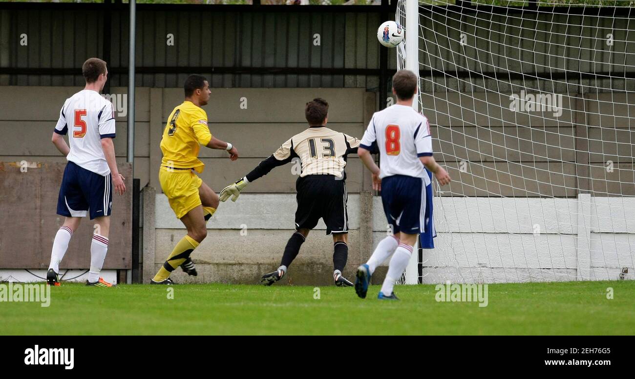Soccer pre friendly bamber bridge hires stock photography and images