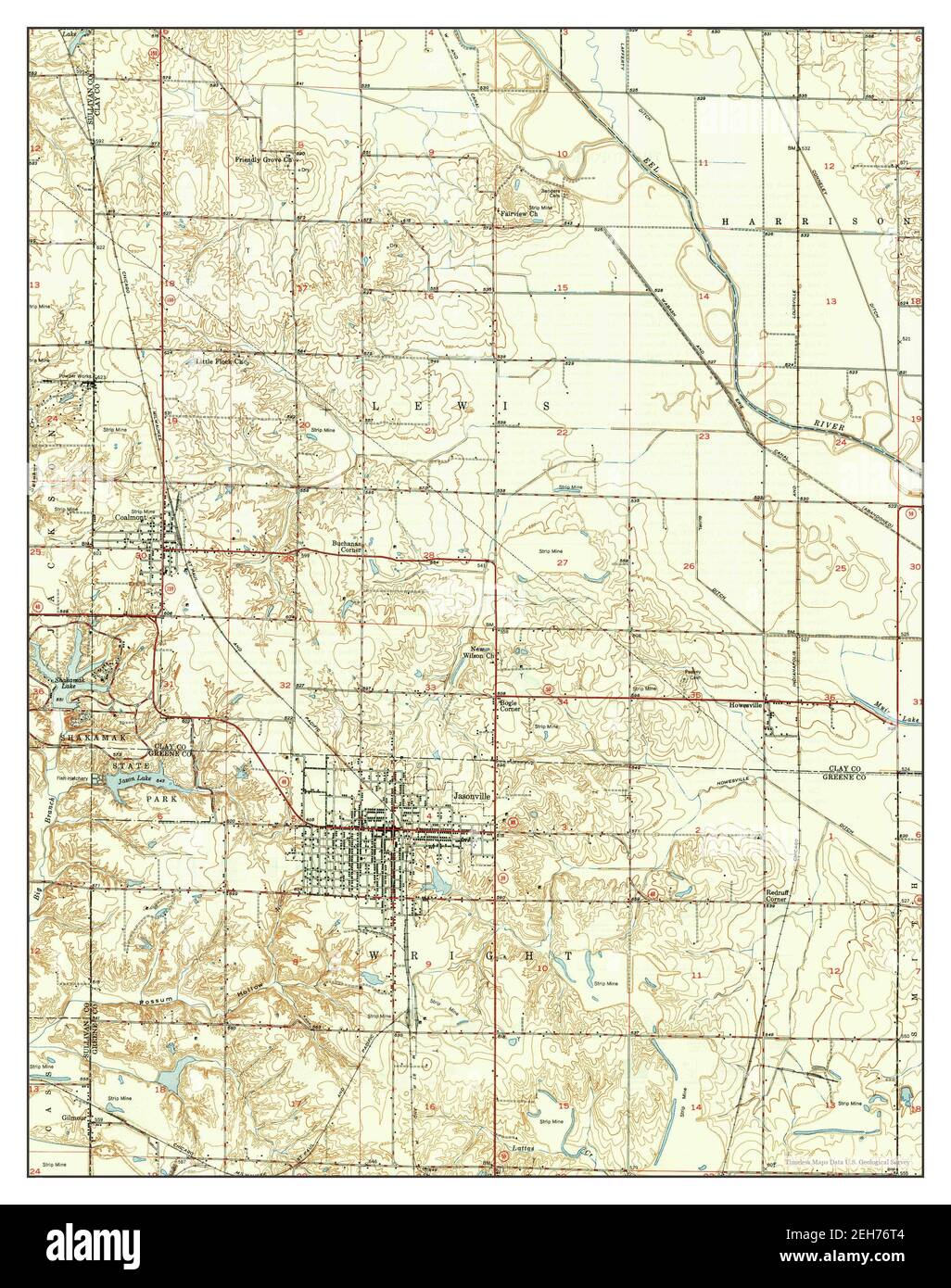 Jasonville indiana map hires stock photography and images Alamy