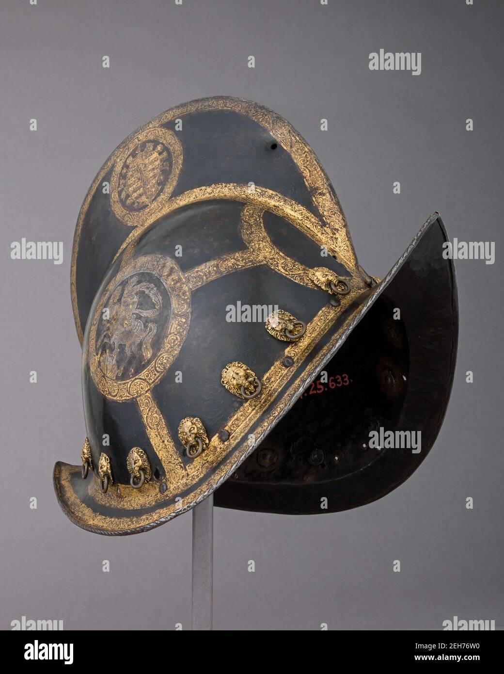 Morion for the Bodyguard of the Prince-Elector of Saxony, German, Nuremberg, ca. 1570. Stock Photo