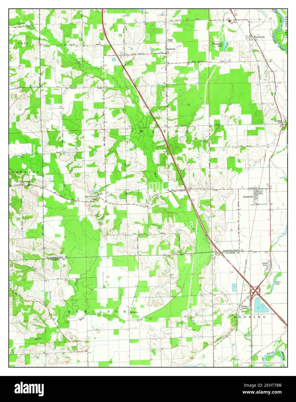 Jonesville map hires stock photography and images Alamy