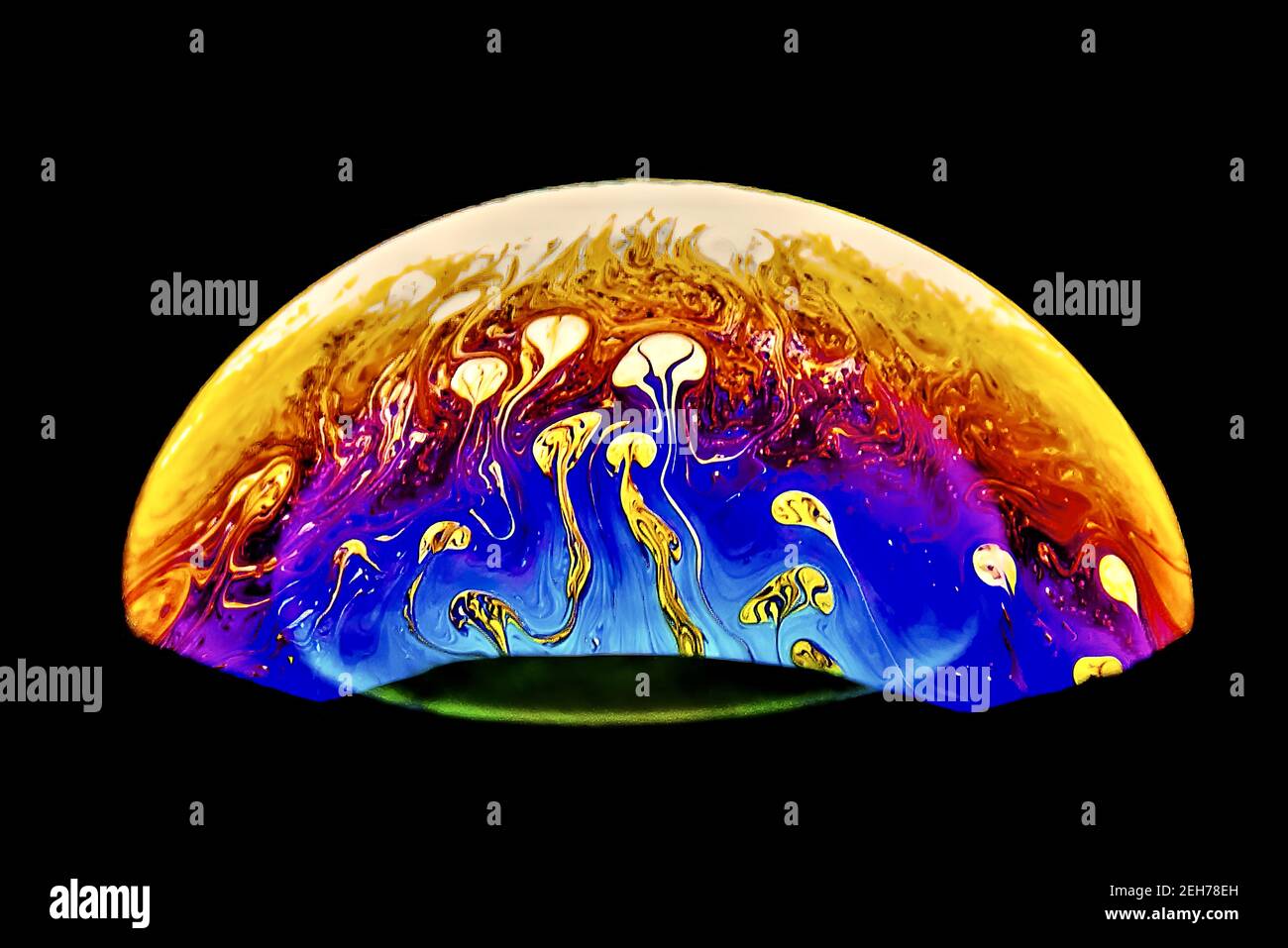 Half soap bubble ball hi-res stock photography and images - Alamy