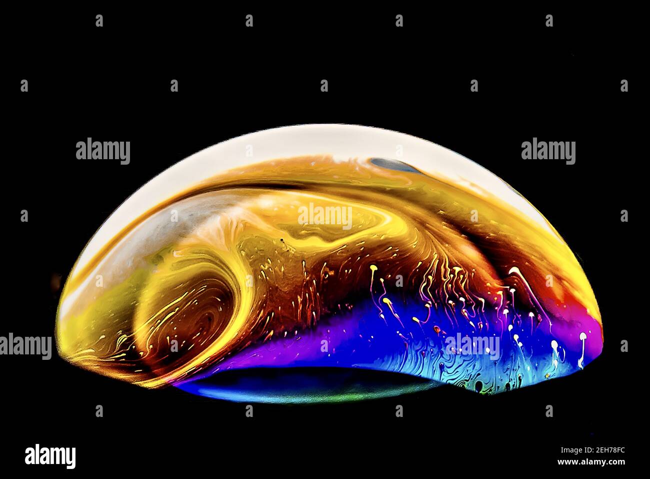 Half soap bubble ball hi-res stock photography and images - Alamy