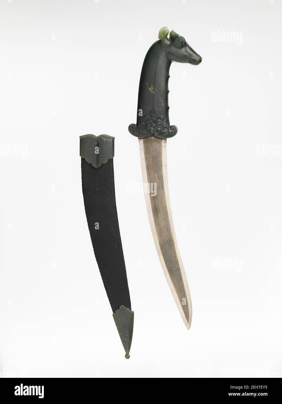 Dagger with Hilt in the Form of a Blue Bull (Nilgai), India, ca. 1640 Stock Photo Alamy