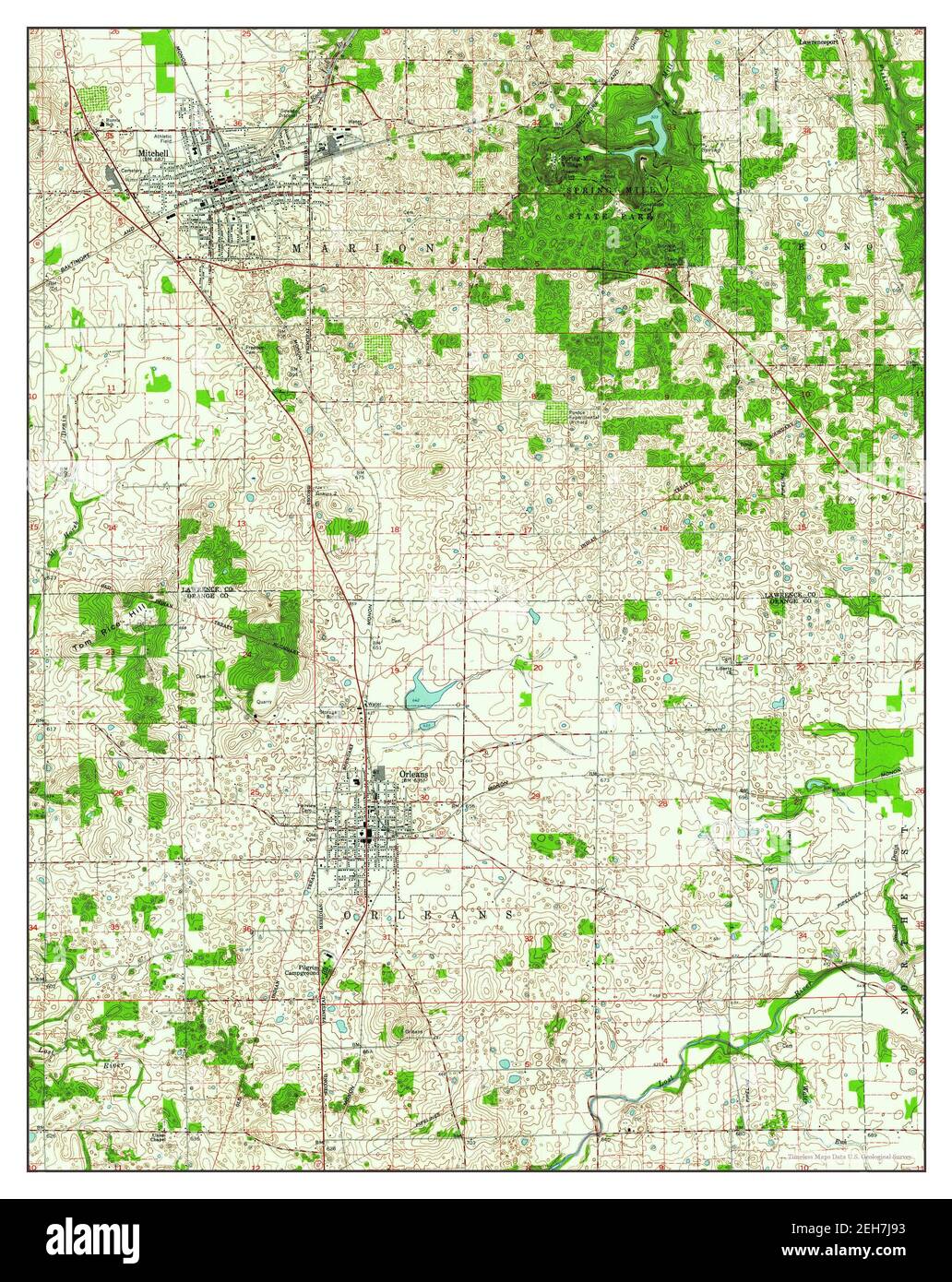 Mitchell Map High Resolution Stock Photography and Images Alamy