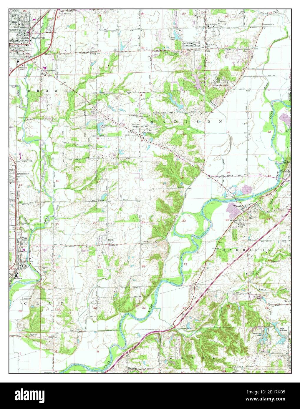 Map of mooresville hires stock photography and images Alamy
