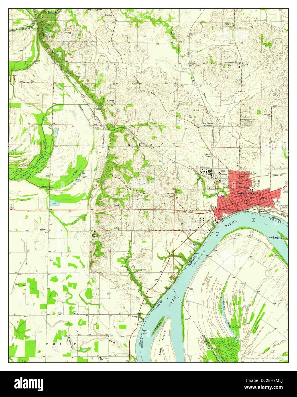 Vernon indiana map hi-res stock photography and images - Alamy